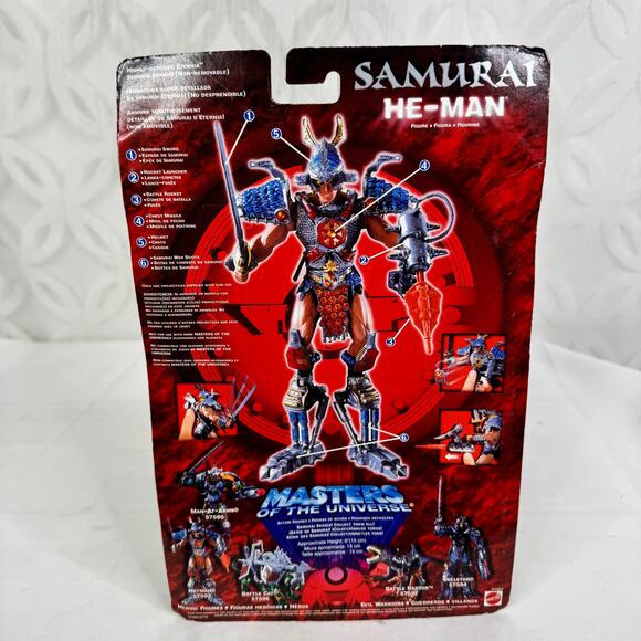 Masters of the Universe Samurai He-Man Action Figure MOTU 2002 Mattel - Picture 7 of 7